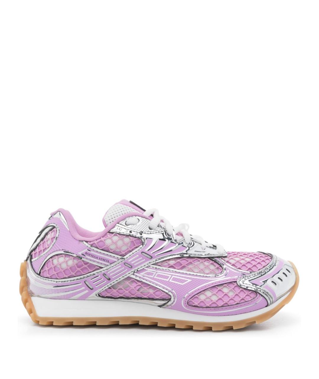 BOTTEGA VENETA Розовые кроссовки, фото 1