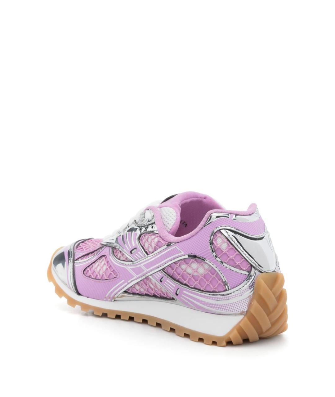 BOTTEGA VENETA Розовые кроссовки, фото 3