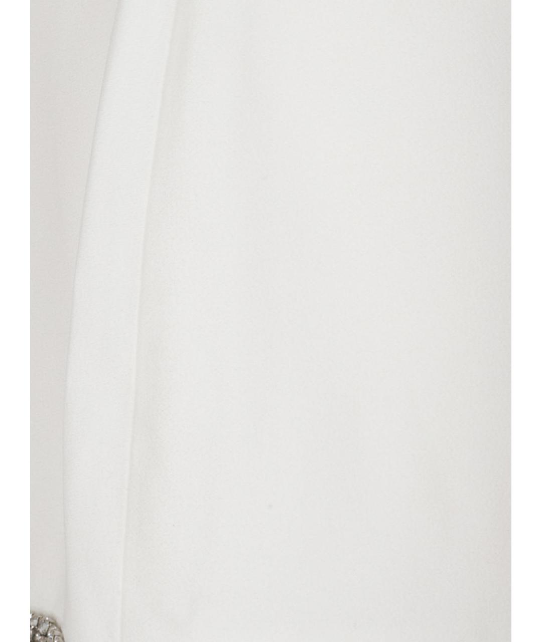 ALICE+OLIVIA Белая полиэстеровая юбка мини, фото 3