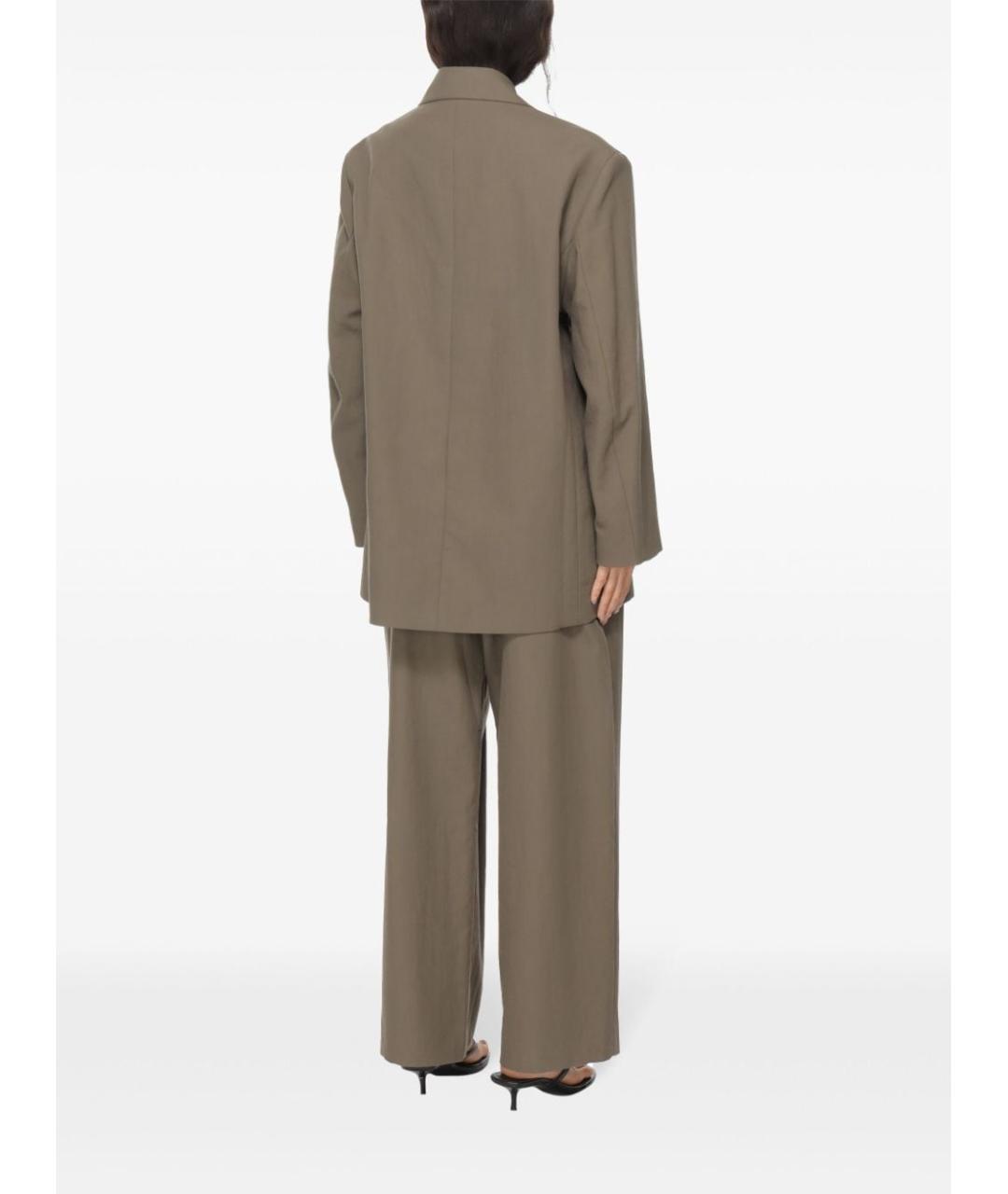 STUDIO NICHOLSON Коричневый хлопковый жакет/пиджак, фото 4