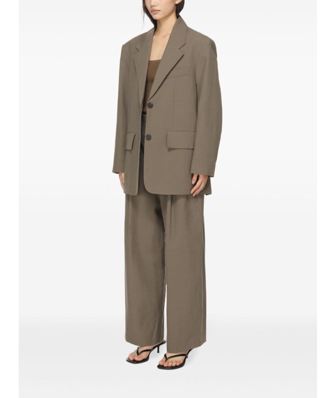 STUDIO NICHOLSON Коричневый хлопковый жакет/пиджак, фото 5