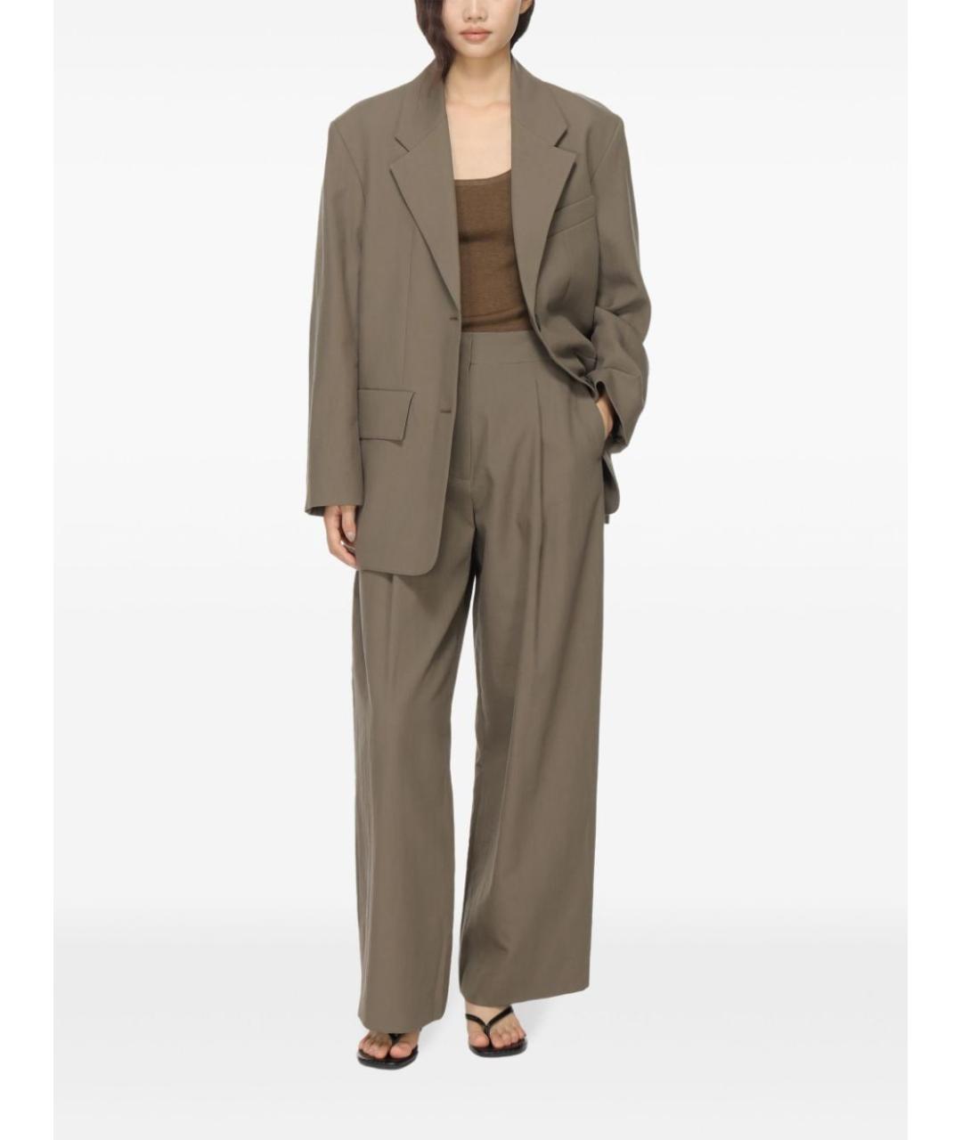 STUDIO NICHOLSON Коричневый хлопковый жакет/пиджак, фото 3