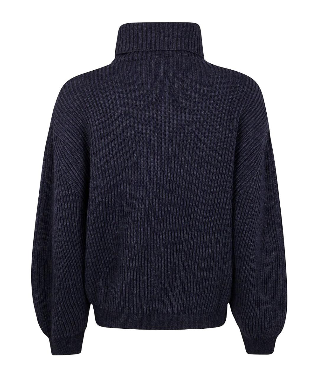 SEMICOUTURE Серый кашемировый джемпер / свитер, фото 2