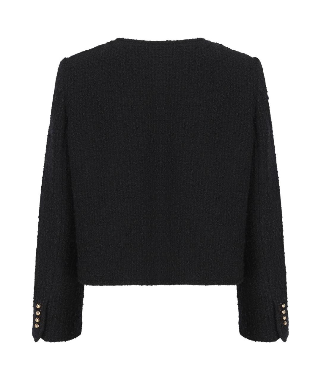 CELINE Черный шерстяной жакет/пиджак, фото 3