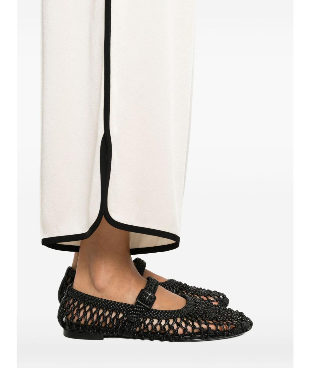 FORTE FORTE Белые прямые брюки, фото 5