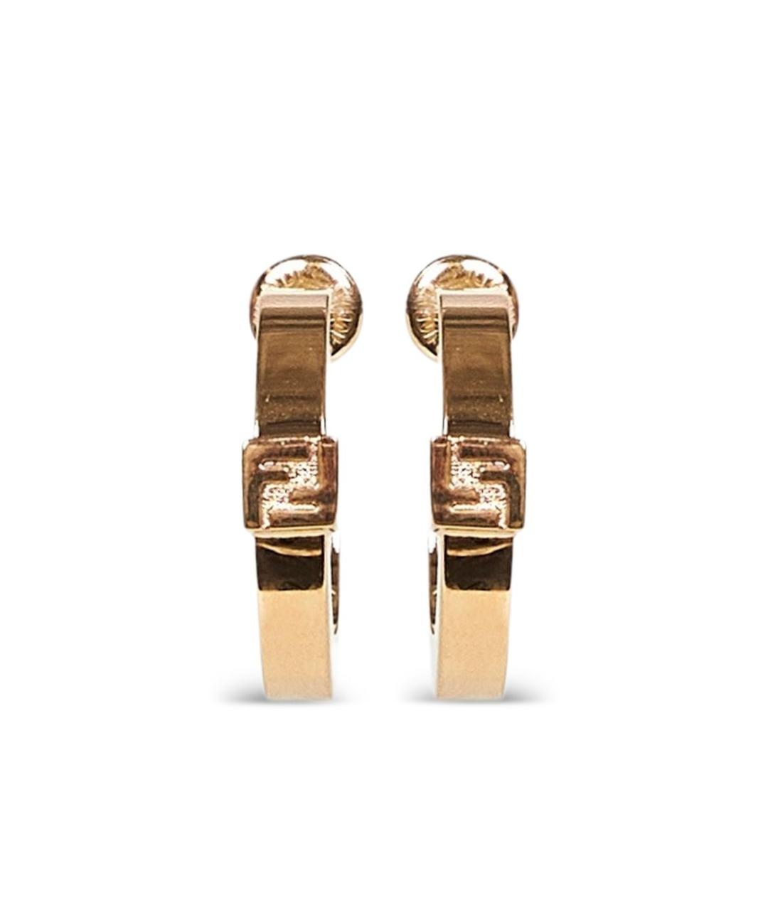 FENDI Золотые серьги, фото 1