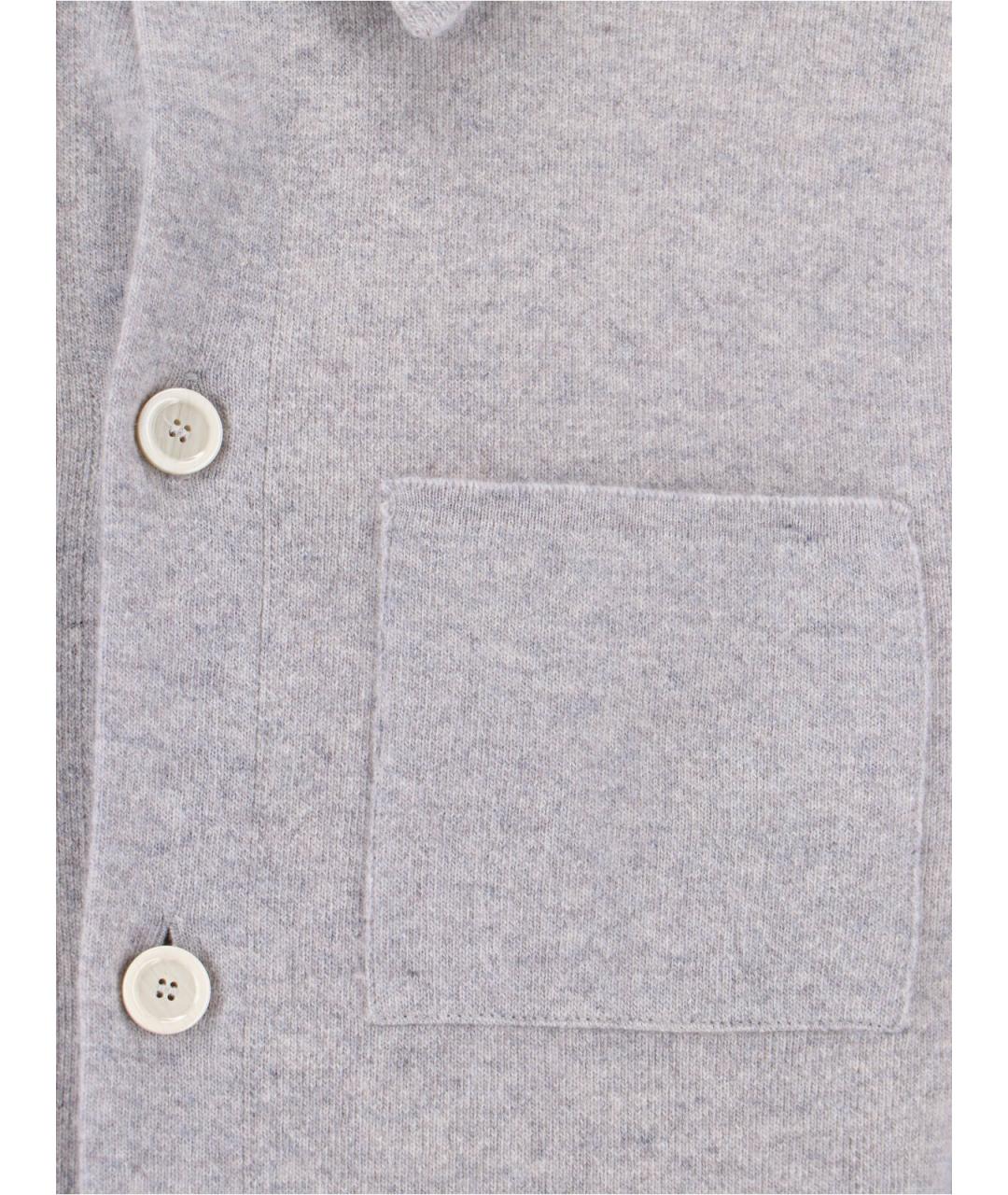 LARDINI Серая шерстяная куртка, фото 4