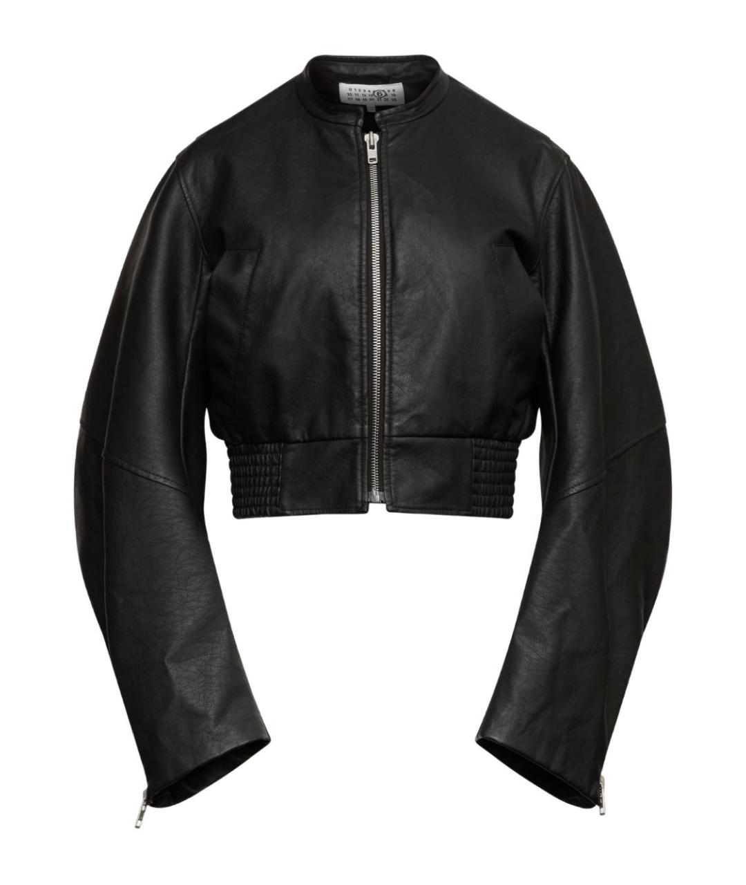 MM6 MAISON MARGIELA Черная полиэстеровая куртка, фото 1