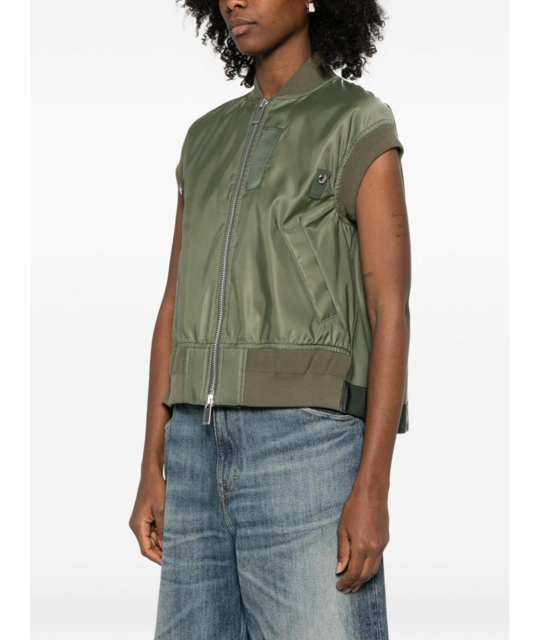 SACAI Хаки жилет, фото 2