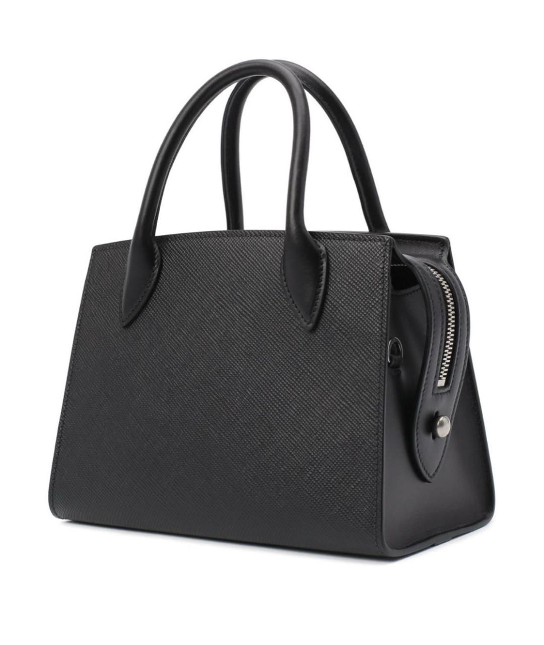 PRADA Черная кожаная сумка через плечо, фото 3