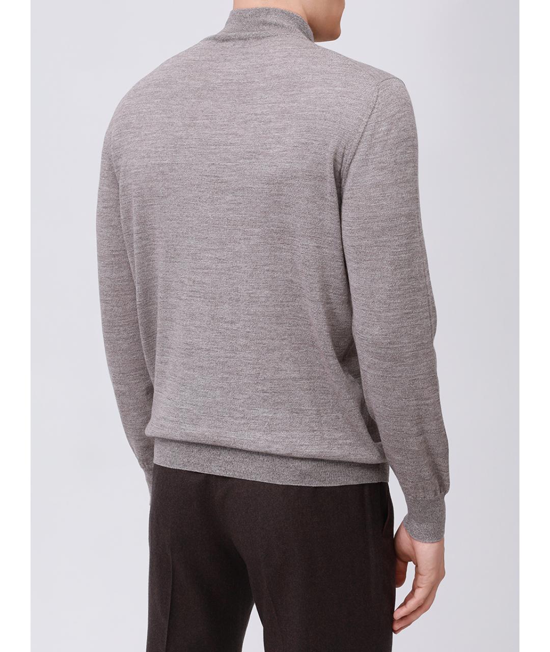 PANICALE Бежевый шерстяной джемпер / свитер, фото 3