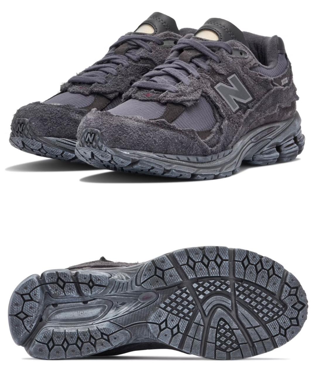 NEW BALANCE Антрацитовые низкие кроссовки / кеды, фото 3