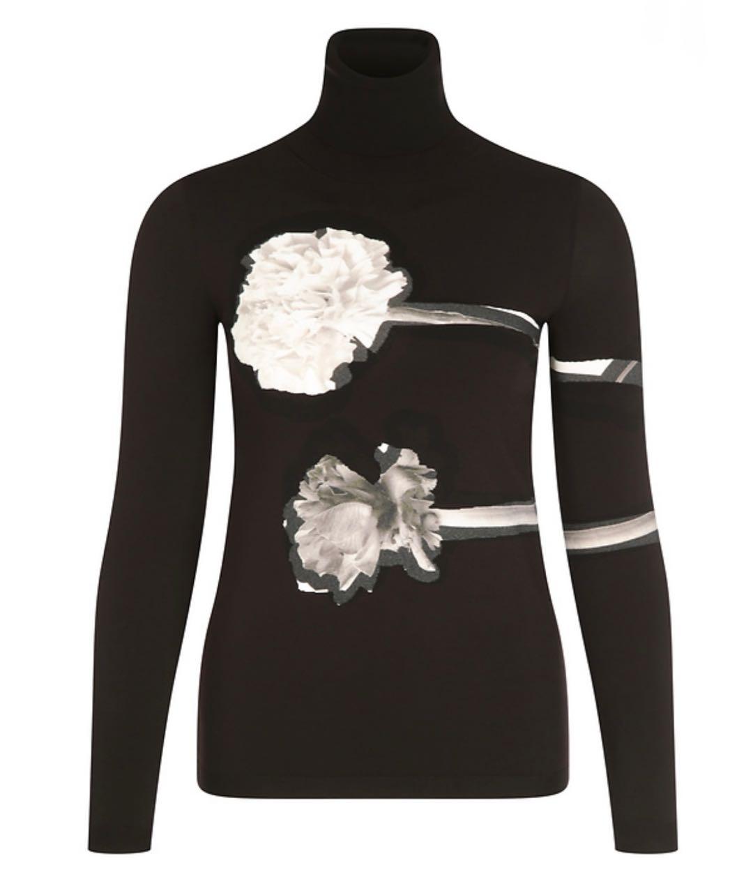 VALENTINO Черная вискозная водолазка, фото 1