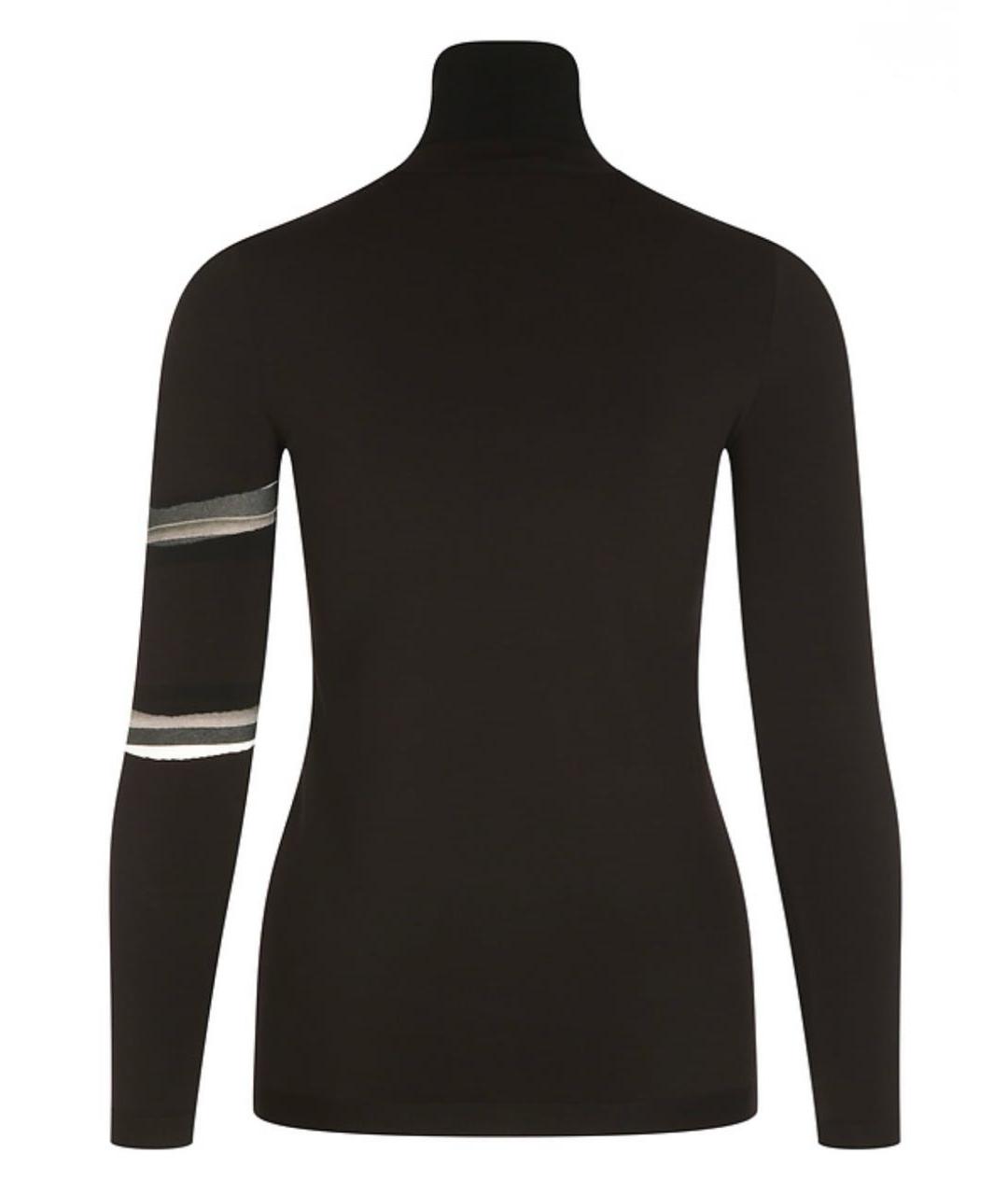 VALENTINO Черная вискозная водолазка, фото 2