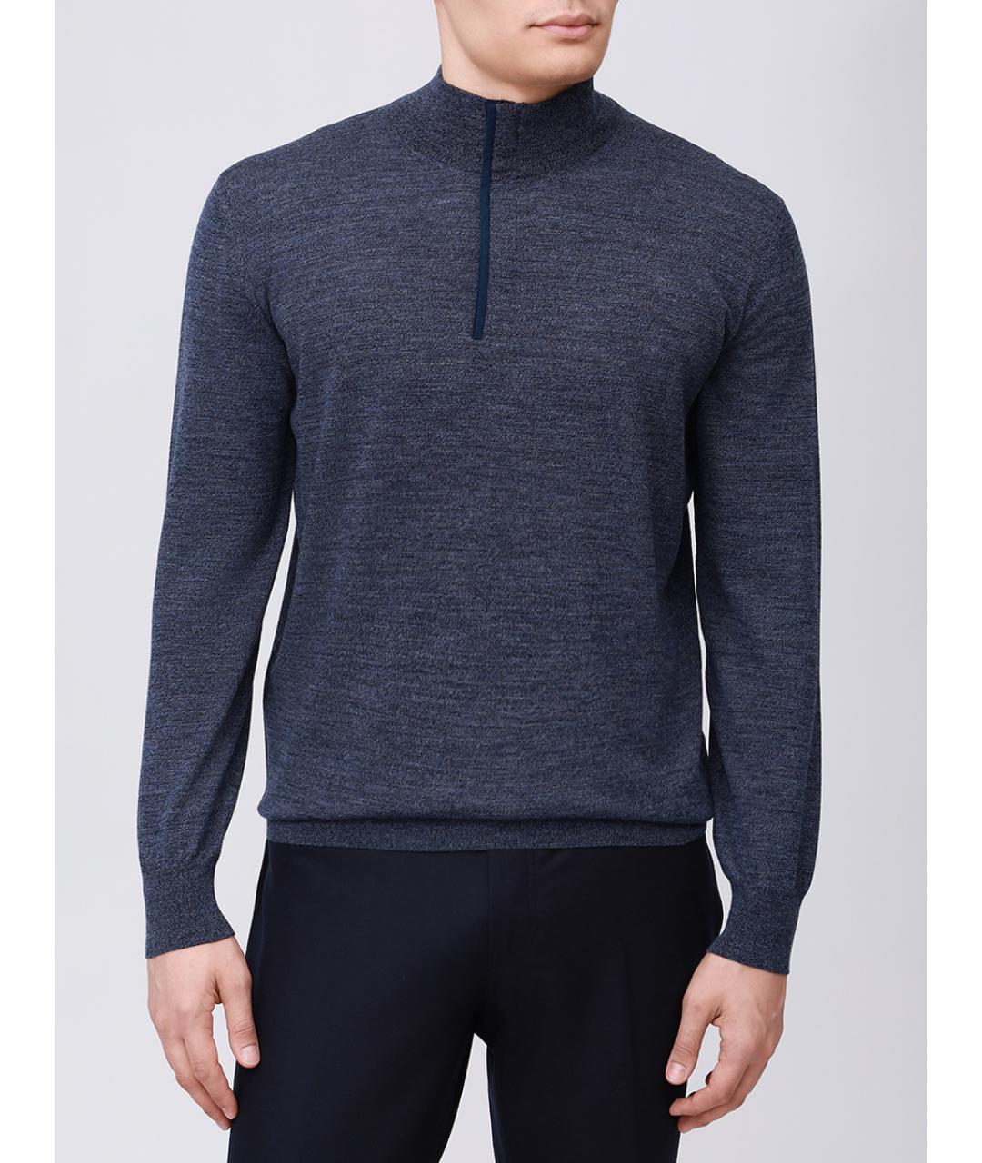 PANICALE Синий джемпер / свитер, фото 4