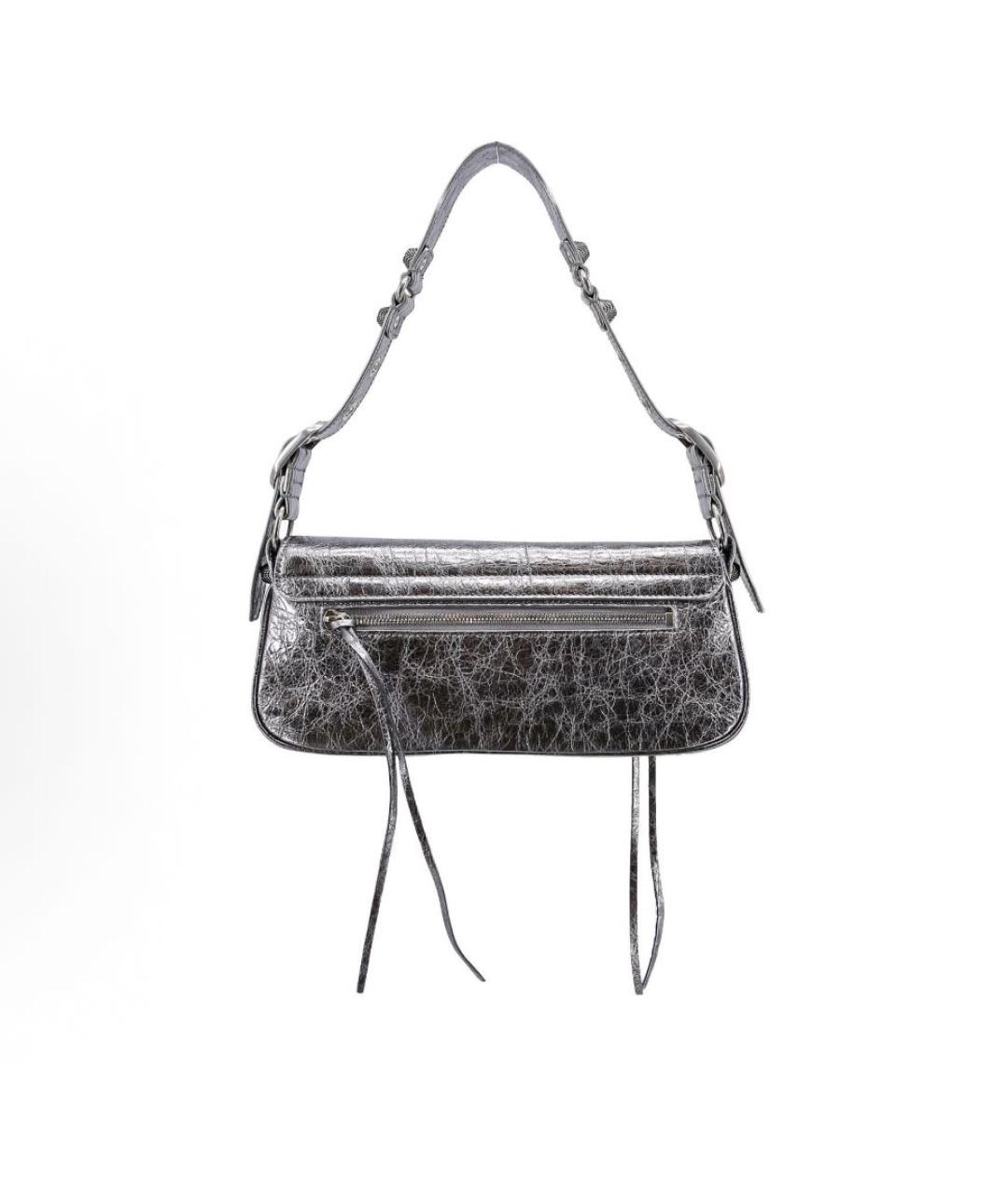 BALENCIAGA Кожаная сумка с короткими ручками, фото 3