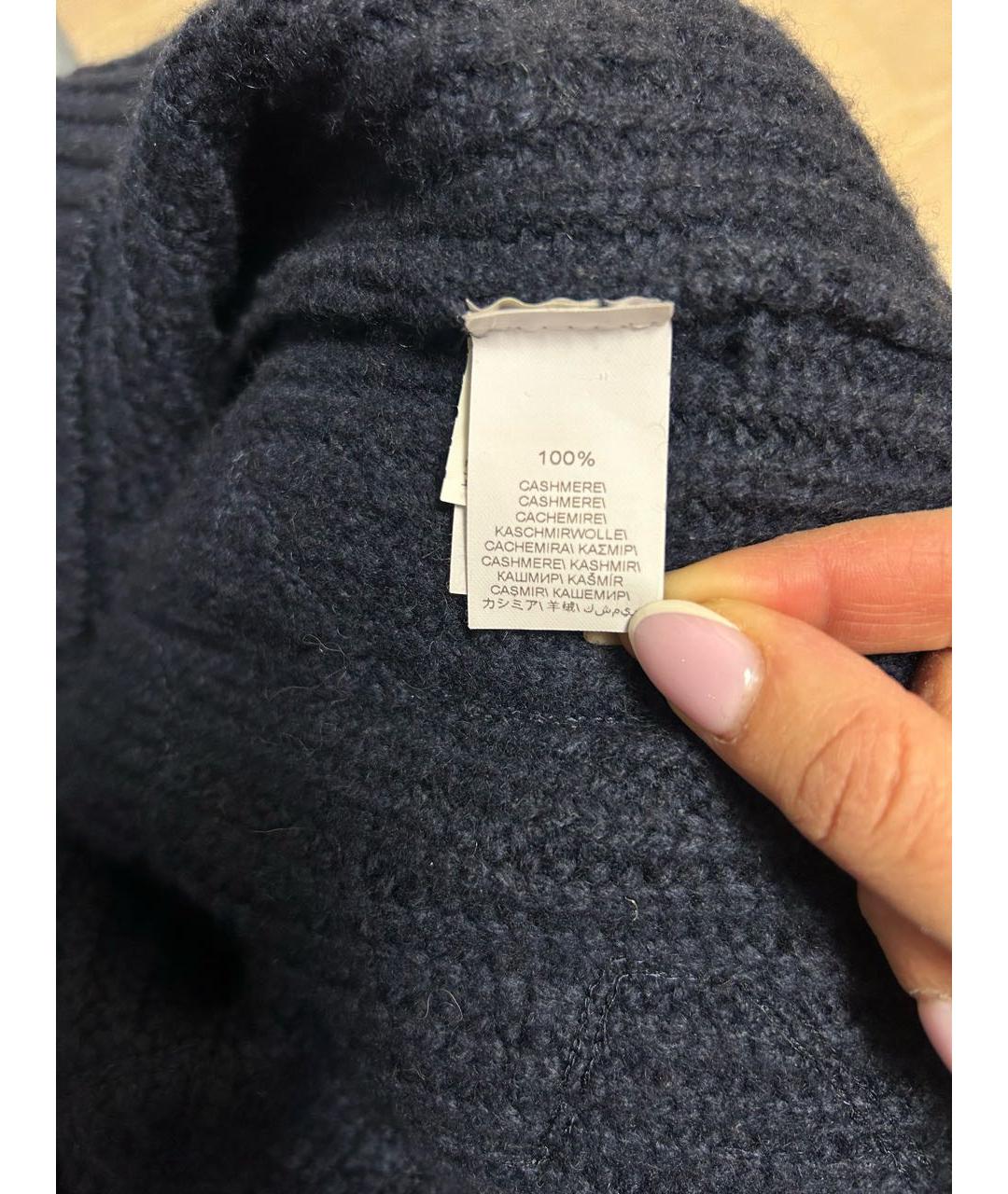 BRUNELLO CUCINELLI Синяя кашемировая жилетка, фото 6