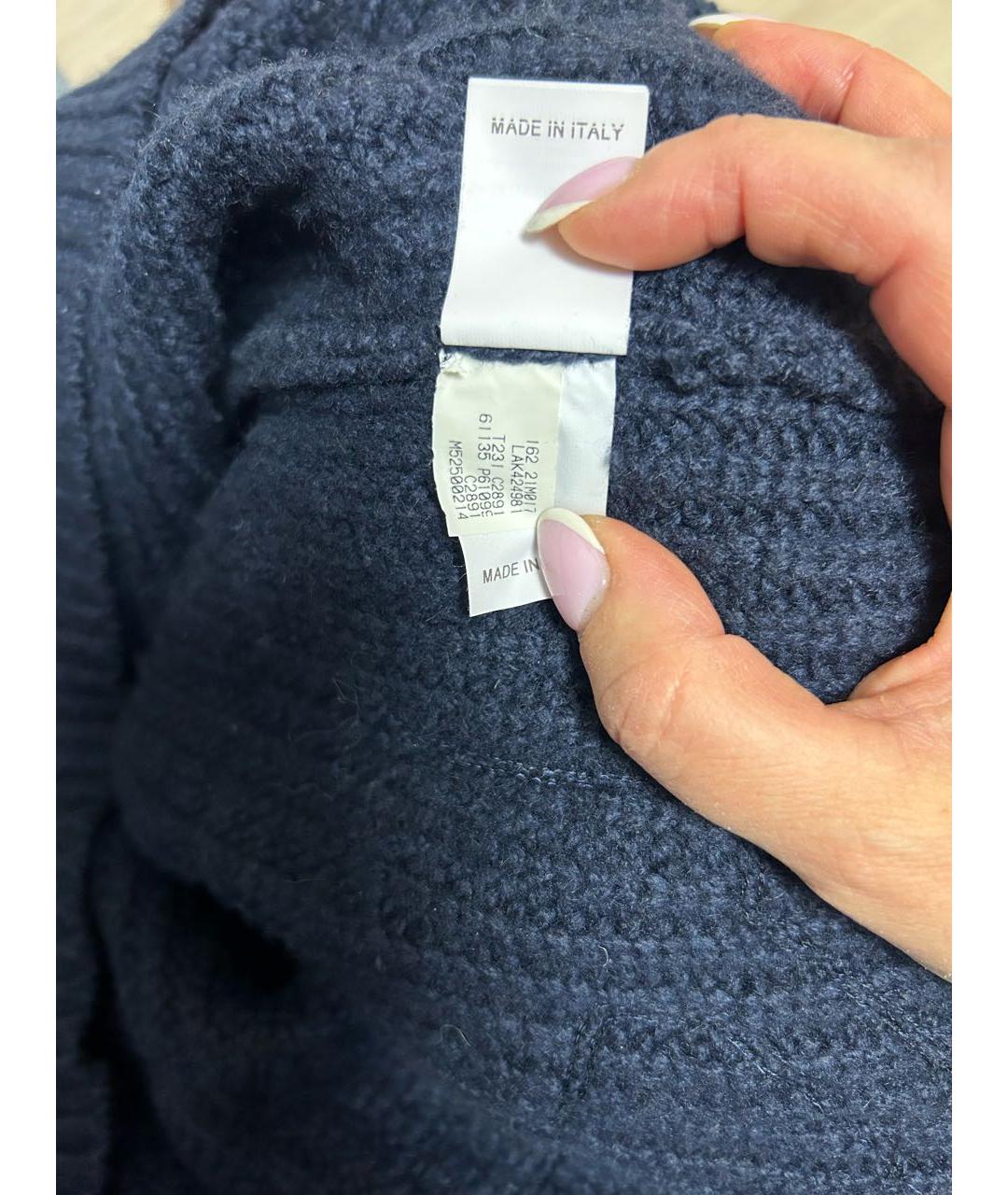 BRUNELLO CUCINELLI Синяя кашемировая жилетка, фото 7