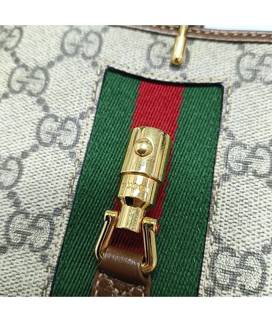 GUCCI Коричневая кожаная сумка через плечо, фото 8