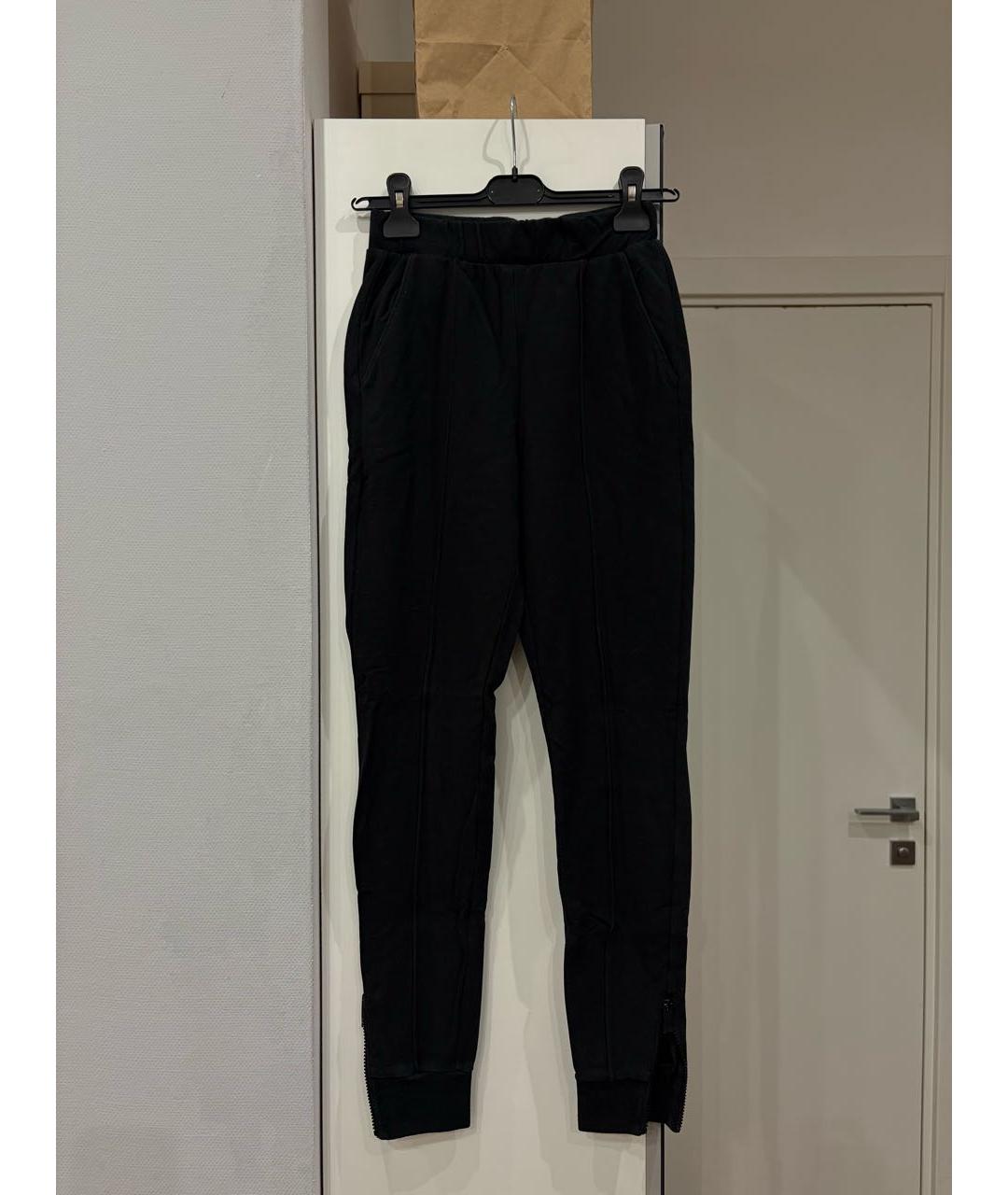 ALO YOGA Черные хлопковые спортивные брюки и шорты, фото 5