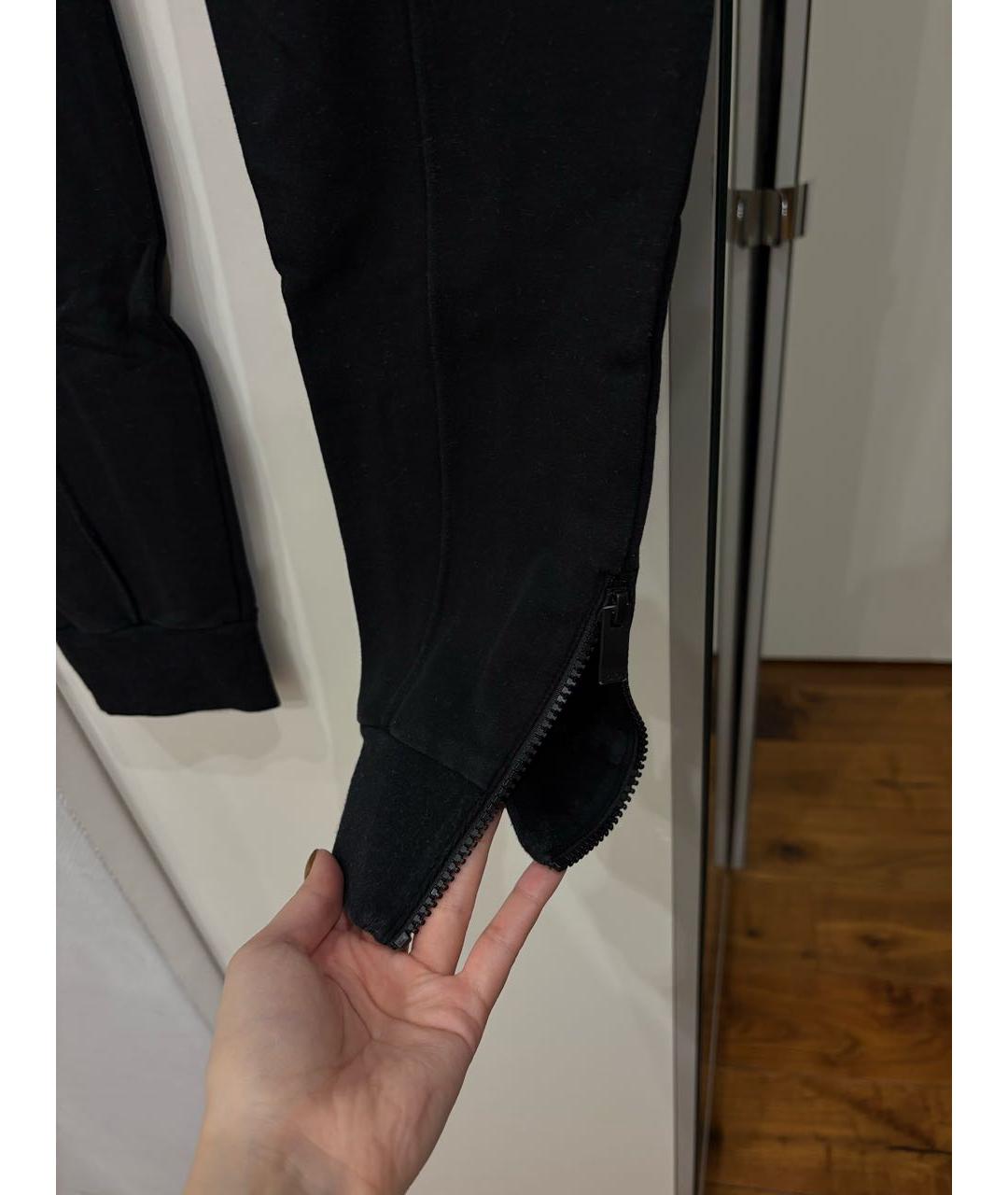 ALO YOGA Черные хлопковые спортивные брюки и шорты, фото 3