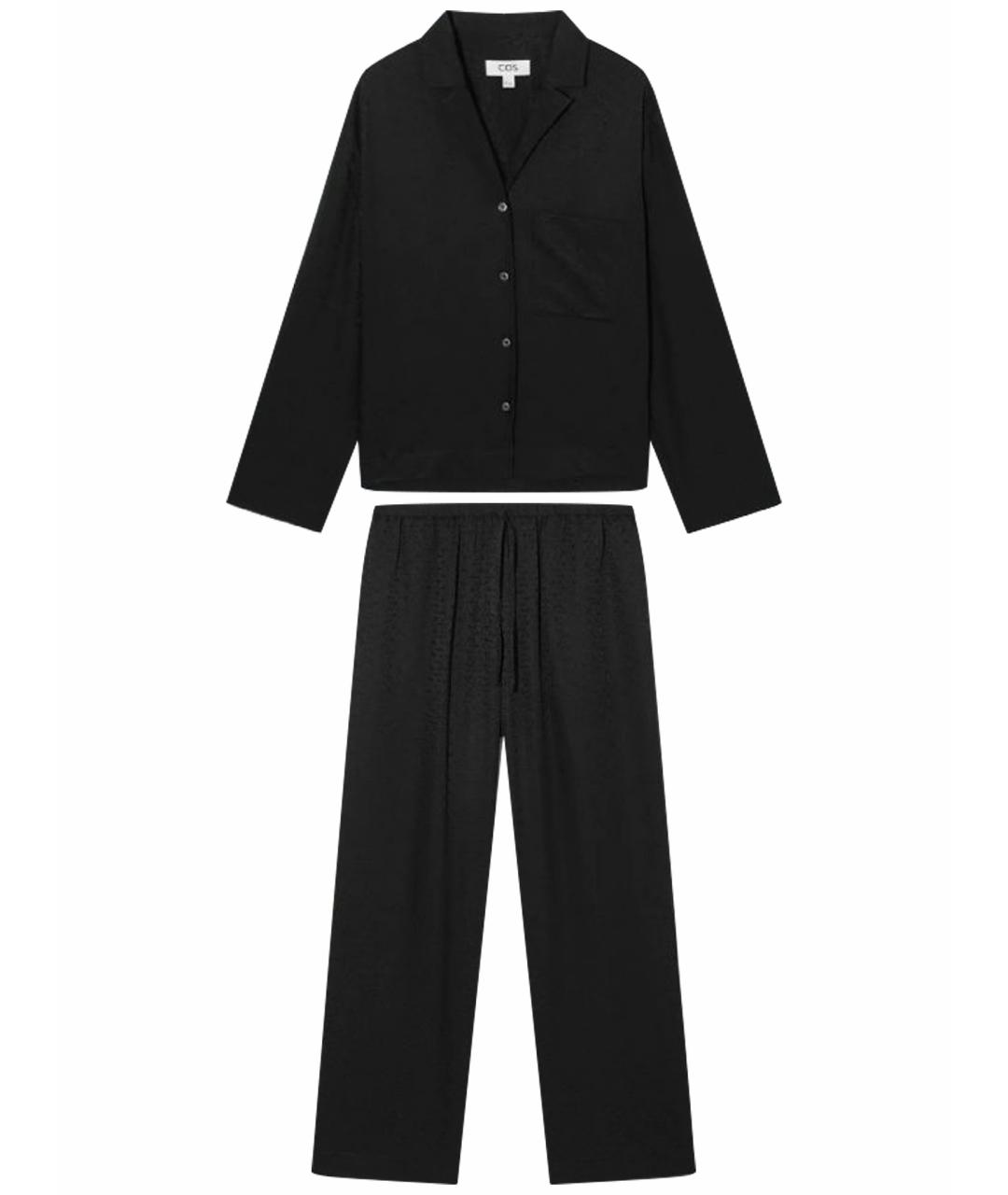 COS Черная шелковая пижама, фото 1