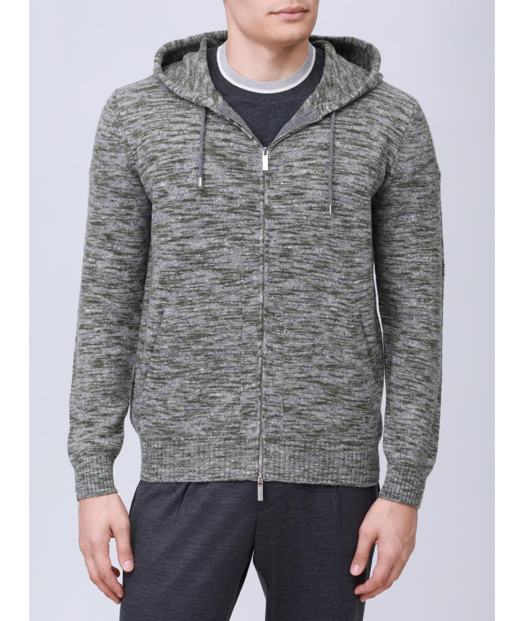 PANICALE Зеленый кардиган, фото 4