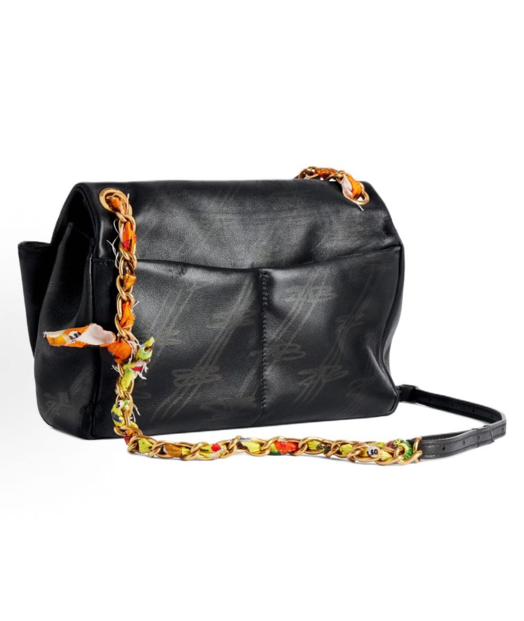 BALENCIAGA Черная кожаная сумка тоут, фото 3