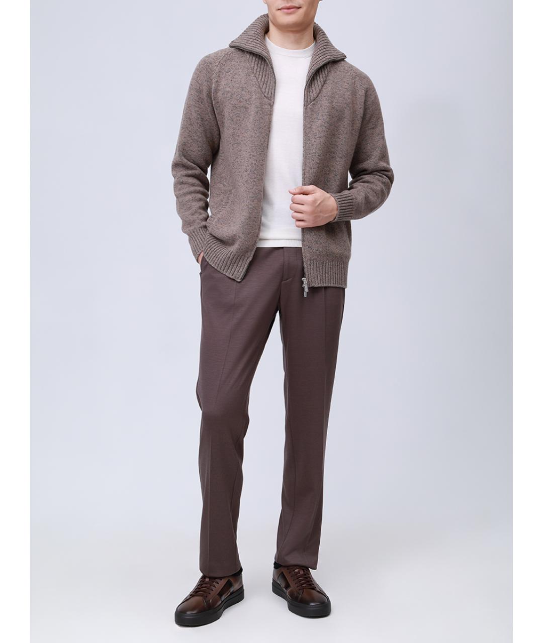 PANICALE Коричневый кардиган, фото 2