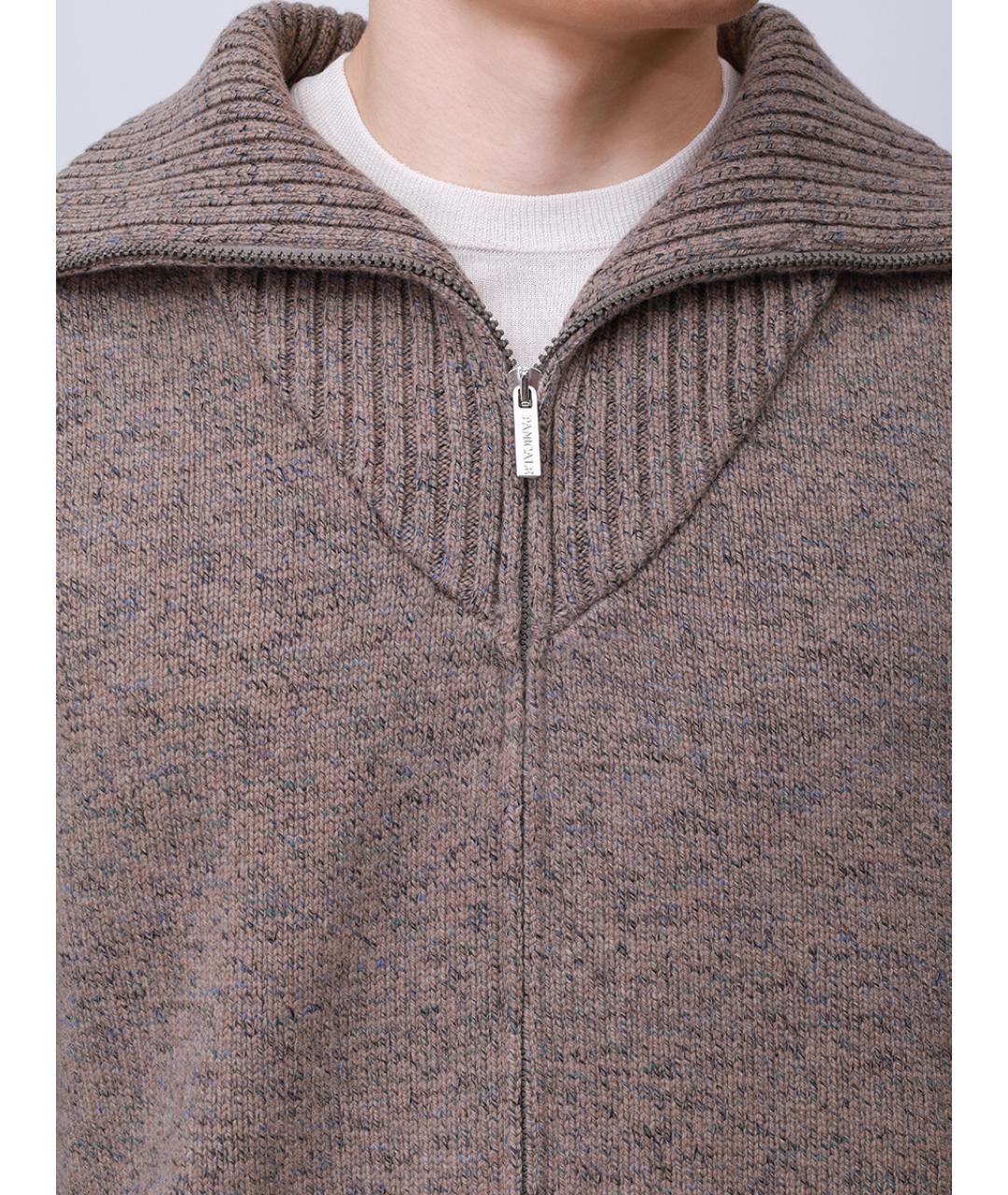 PANICALE Коричневый кардиган, фото 5