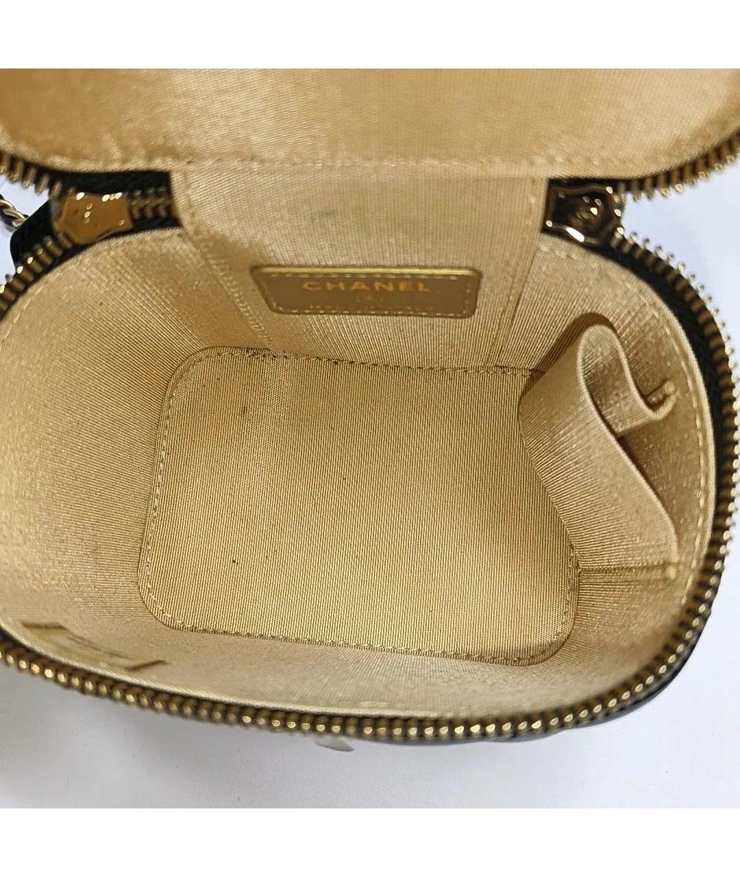 CHANEL Черная кожаная сумка через плечо, фото 6