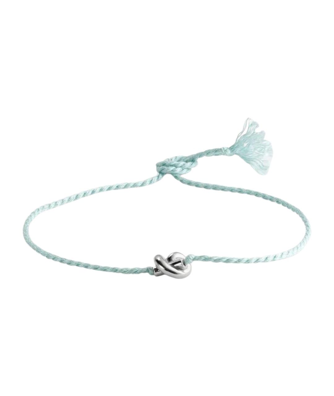 BOTTEGA VENETA Голубой серебряный браслет, фото 1