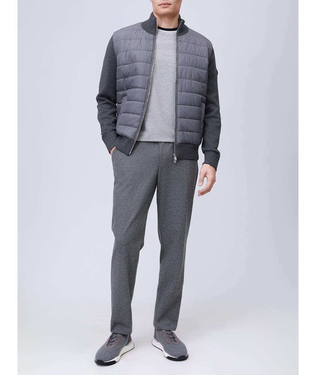 PANICALE Серая хлопковая футболка, фото 2