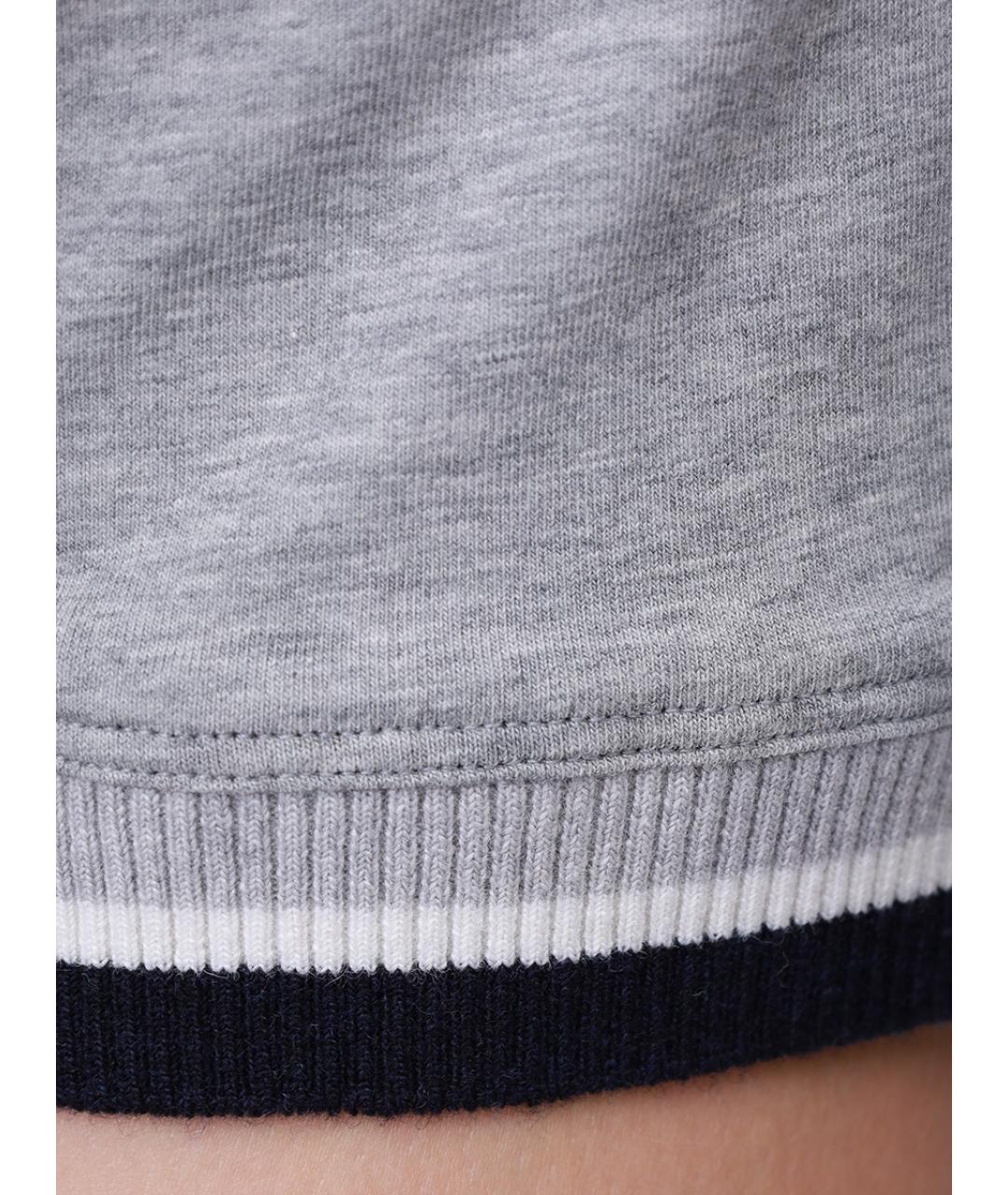 PANICALE Серая хлопковая футболка, фото 6