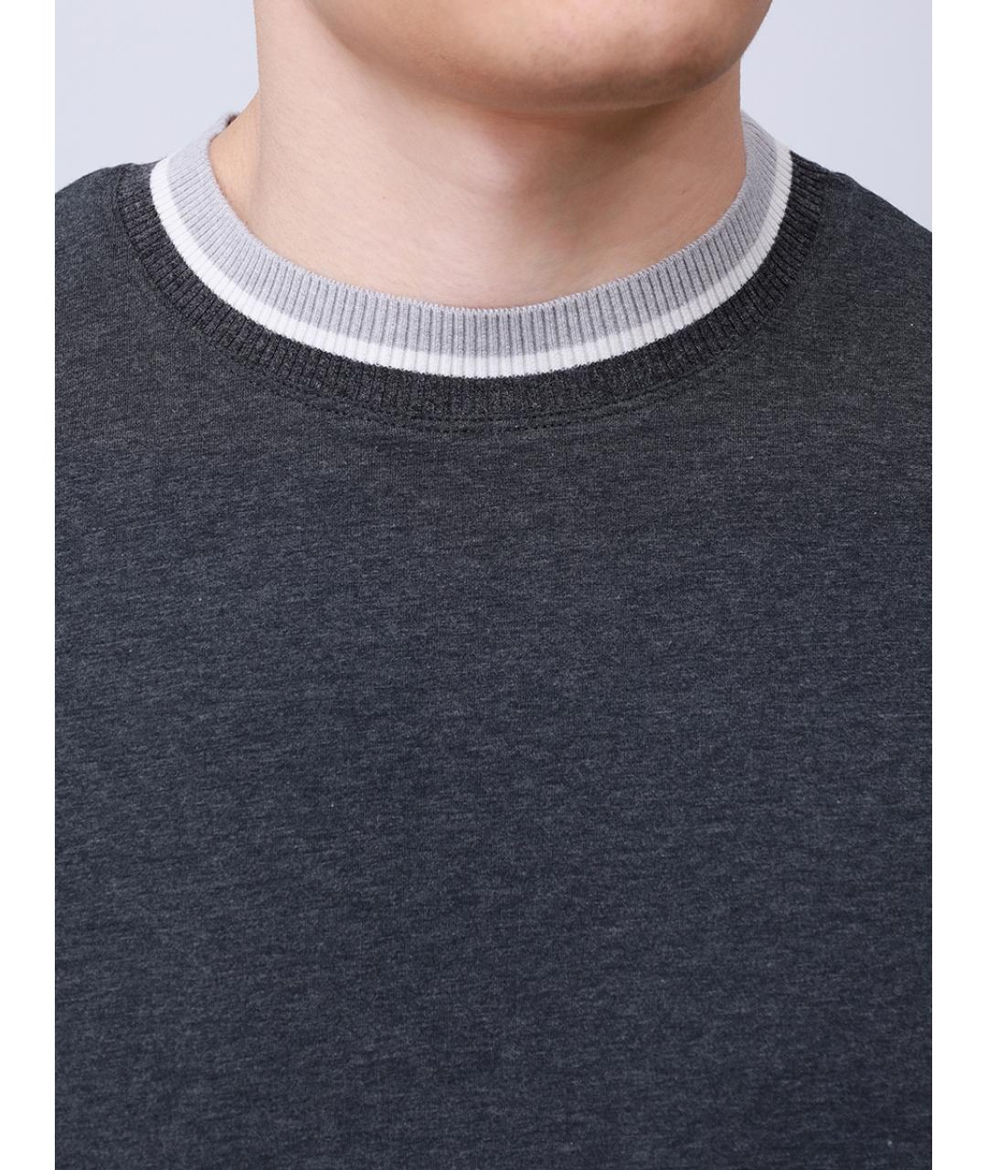 PANICALE Серая хлопковая футболка, фото 5