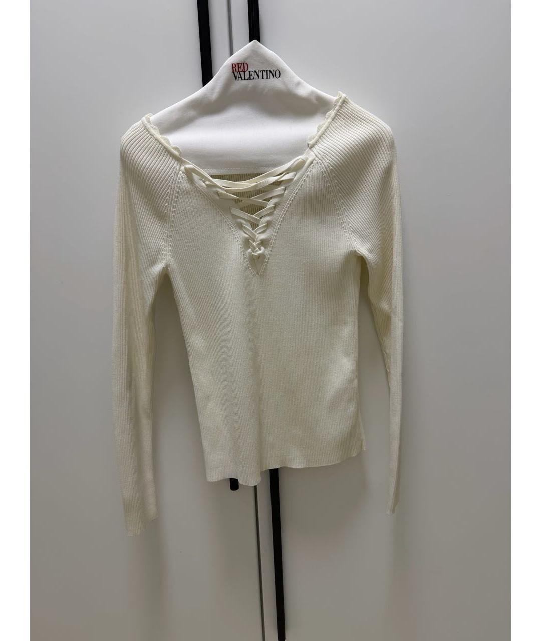 SANDRO Белый джемпер / свитер, фото 8