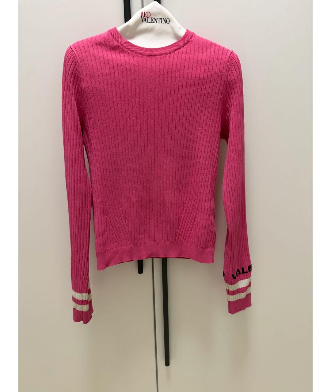 VALENTINO Розовый джемпер / свитер, фото 5