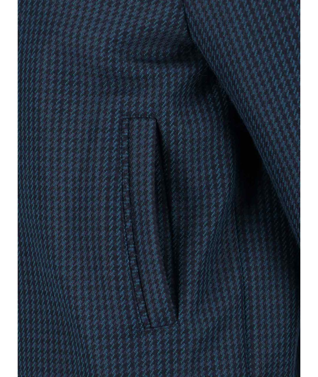 PAUL SMITH Синяя полиамидовая куртка, фото 2