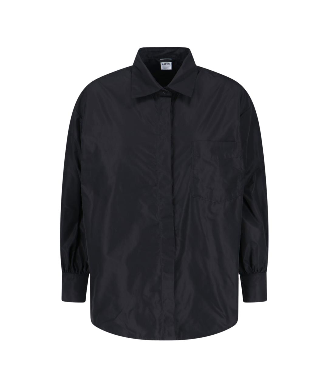 ASPESI Черная полиэстеровая куртка, фото 1