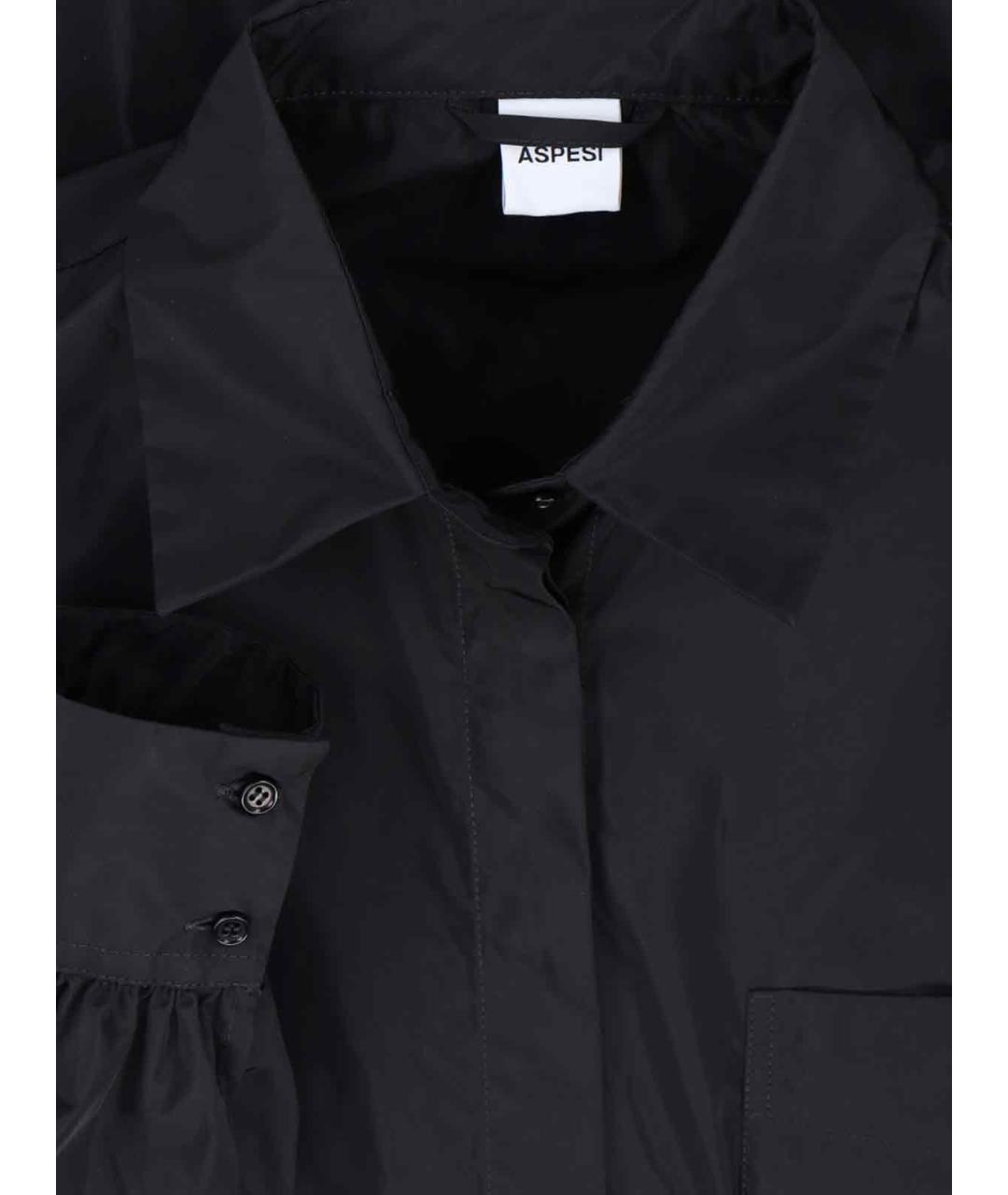 ASPESI Черная полиэстеровая куртка, фото 3