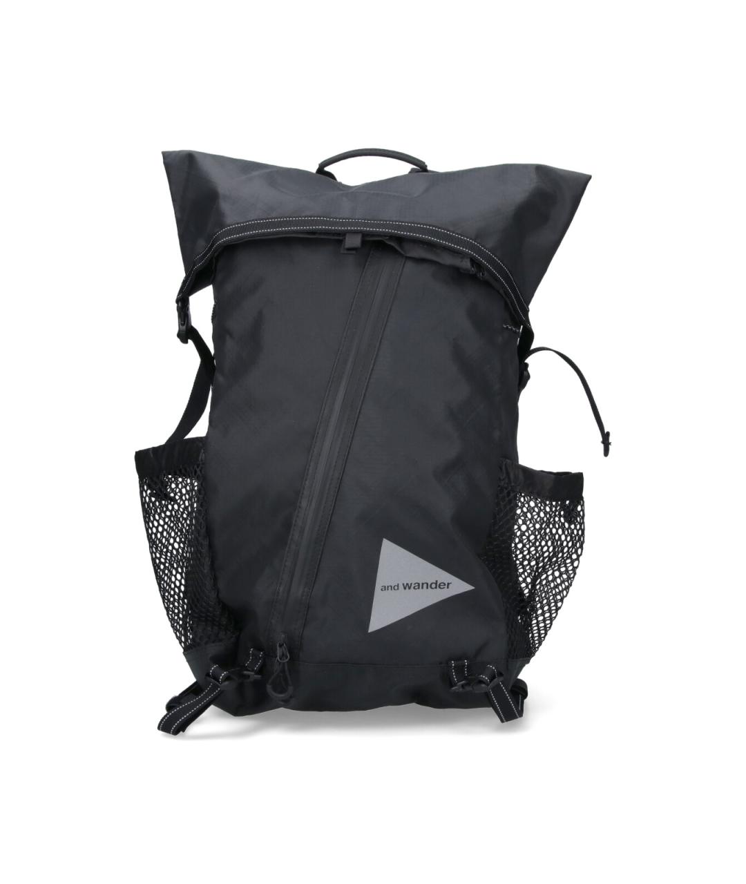 AND WANDER Черный синтетический рюкзак, фото 1