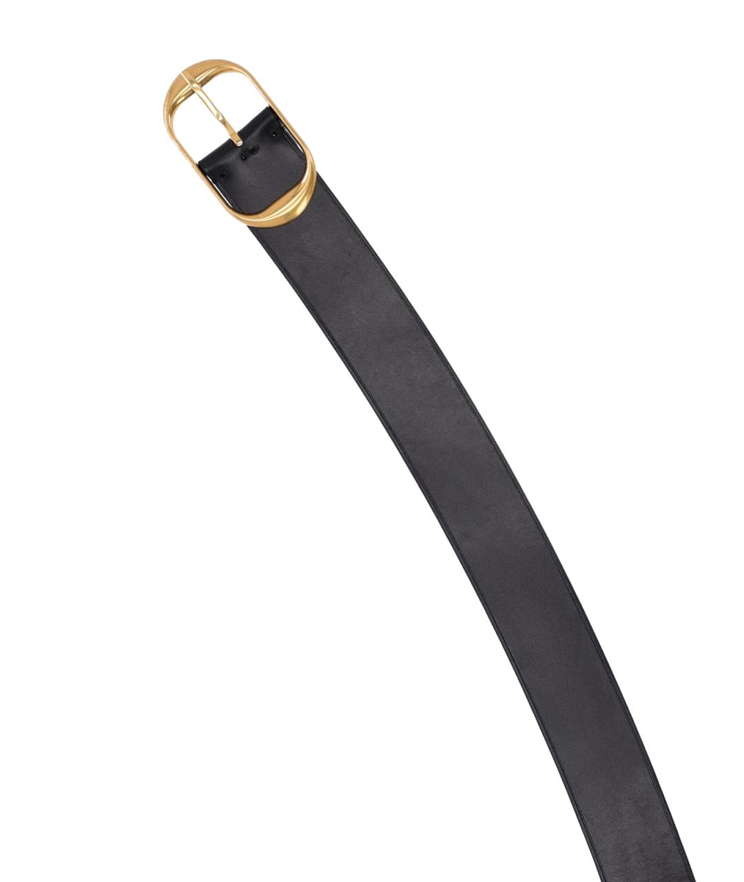 NILI LOTAN Черный кожаный ремень, фото 2