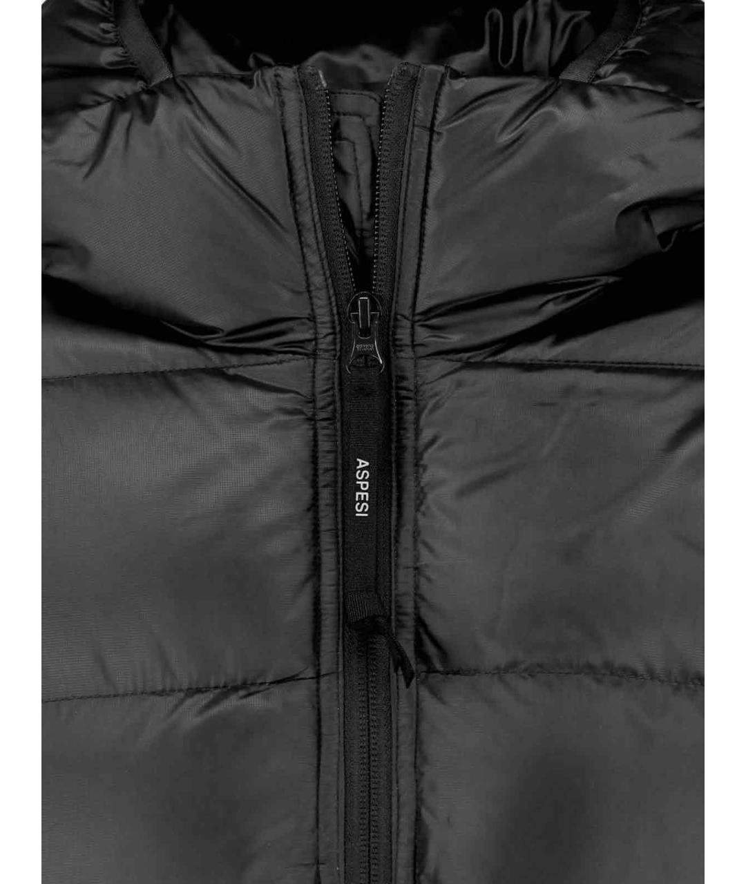 ASPESI Черный полиэстеровый пуховик, фото 4