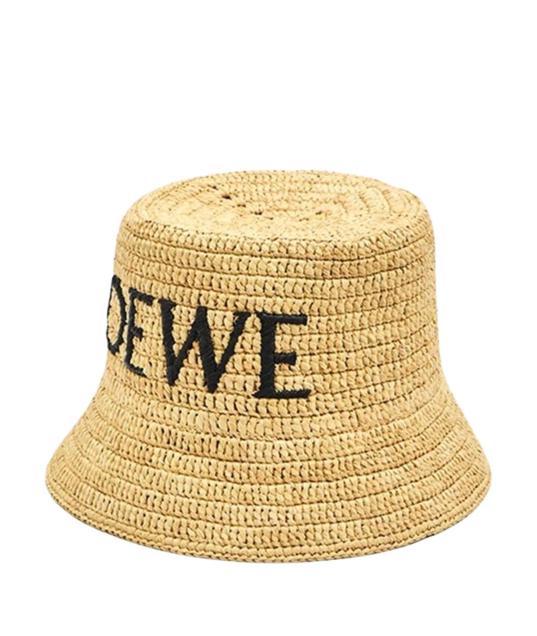 LOEWE Бежевая панама, фото 1