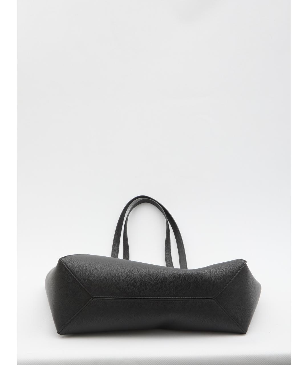 LOEWE Черная кожаная сумка тоут, фото 4