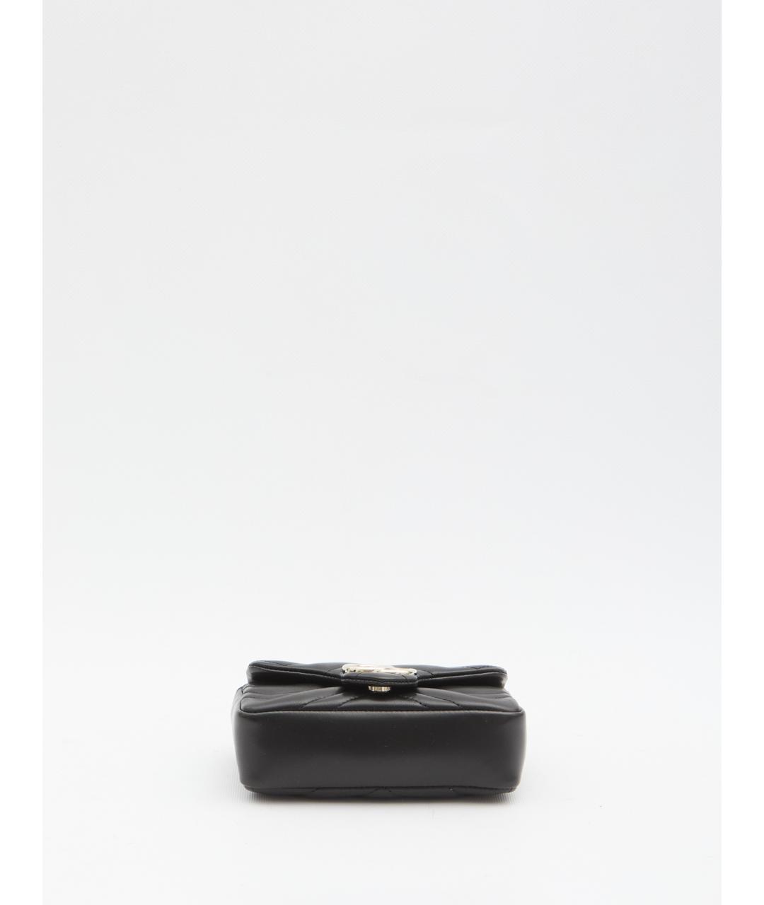 GUCCI Черная кожаная сумка через плечо, фото 3