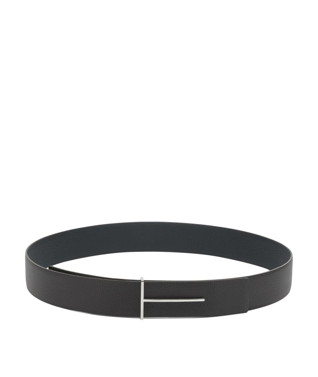 TOM FORD Коричневый кожаный ремень, фото 1