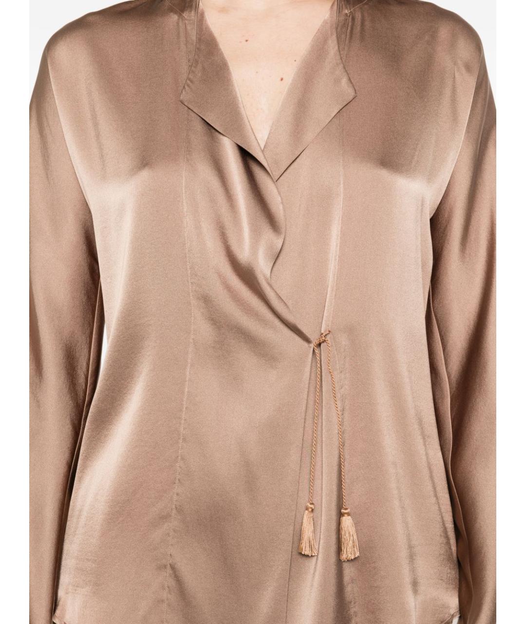 FORTE FORTE Коричневая рубашка, фото 3