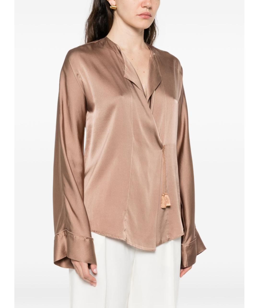 FORTE FORTE Коричневая рубашка, фото 2