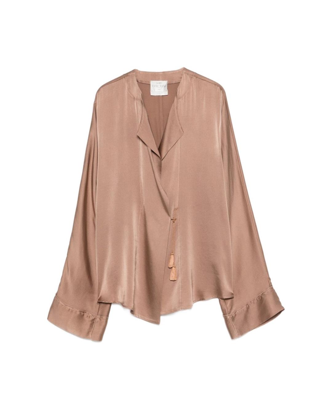 FORTE FORTE Коричневая рубашка, фото 1